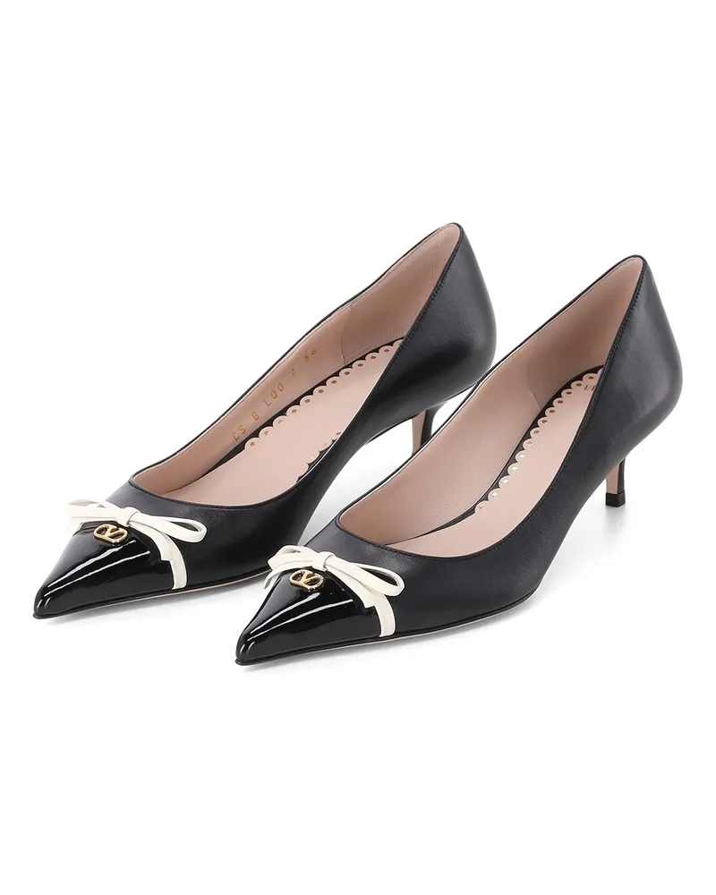 Valentino Garavani Pumps aus Leder Schwarz