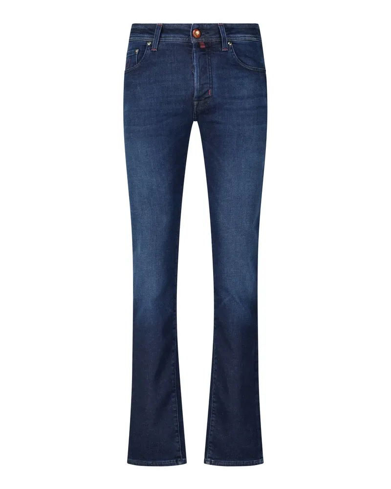 Jacob Cohën Slim-Fit Jeans Bard Dunkelblau