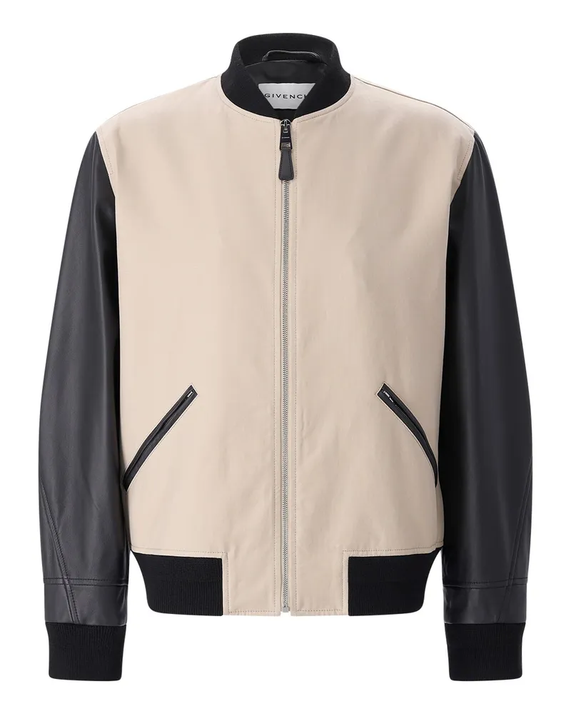 Givenchy Blouson im Material-Mix Beige