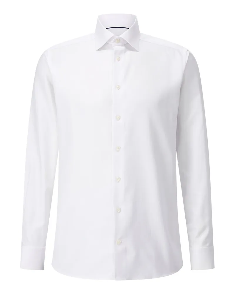 Eton Contemporary-Fit Twillhemd Weiß