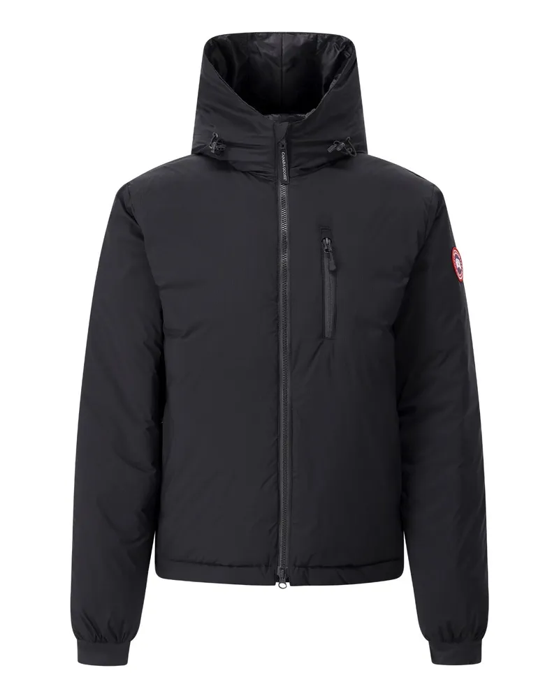 Canada Goose Kapuzenjacke Lodge mit Daunen Schwarz