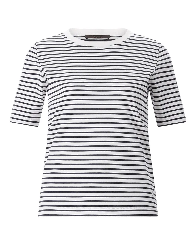 windsor. Gestreiftes T-Shirt Weiß