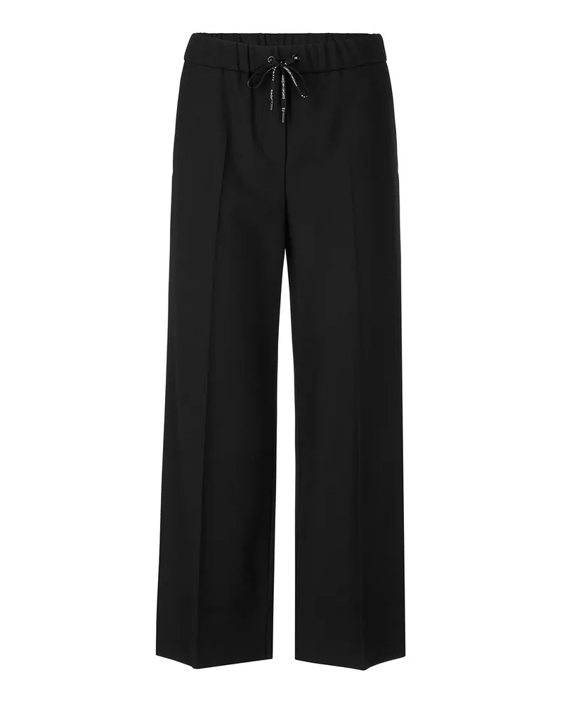 Marc Cain Weite Stoffhose Schwarz