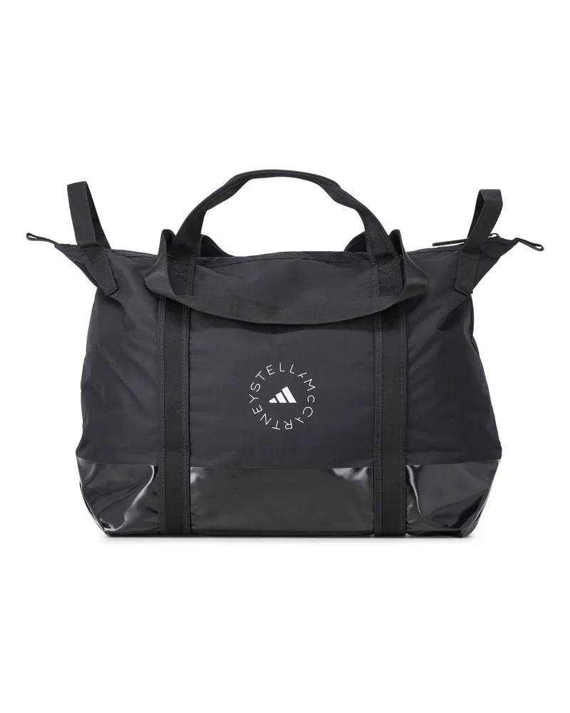 adidas Tragetasche aus recyceltem Polyester Schwarz