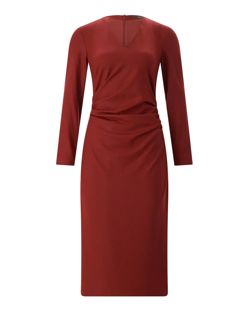 windsor. Midikleid aus Woll-Mix Rot