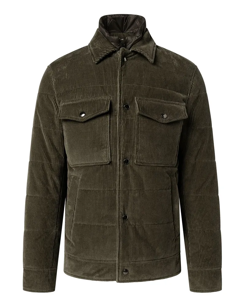 windsor. Cordjacke aus Baumwolle Graugrün