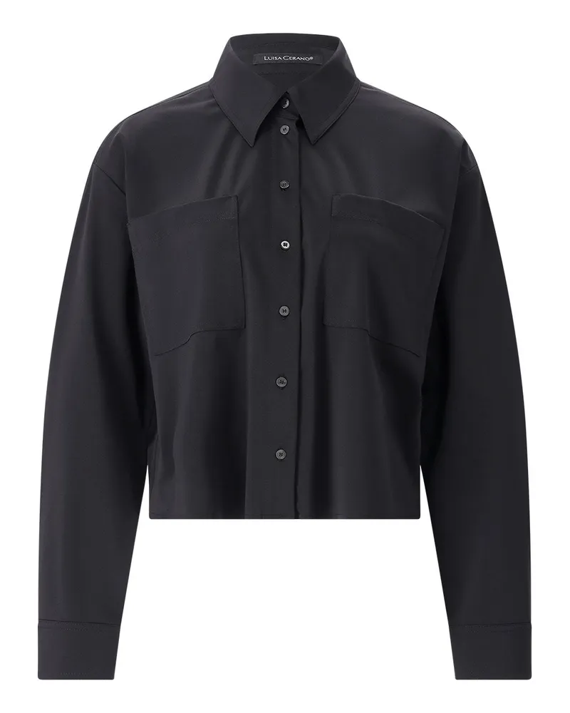 Luisa Cerano Leichte Bluse Schwarz