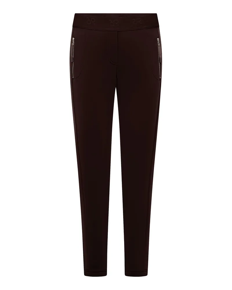 RAFFAELLO ROSSI  Hose Natina Ribbon Dunkelbraun