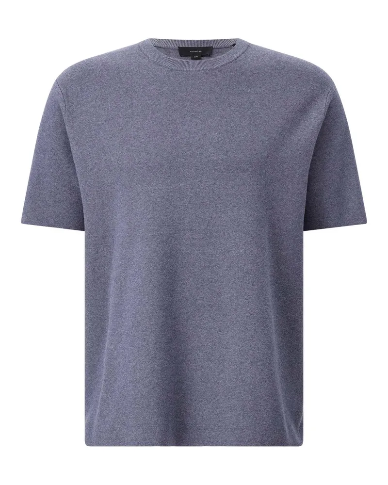 Vince T-Shirt aus Viskose-Mix Blau