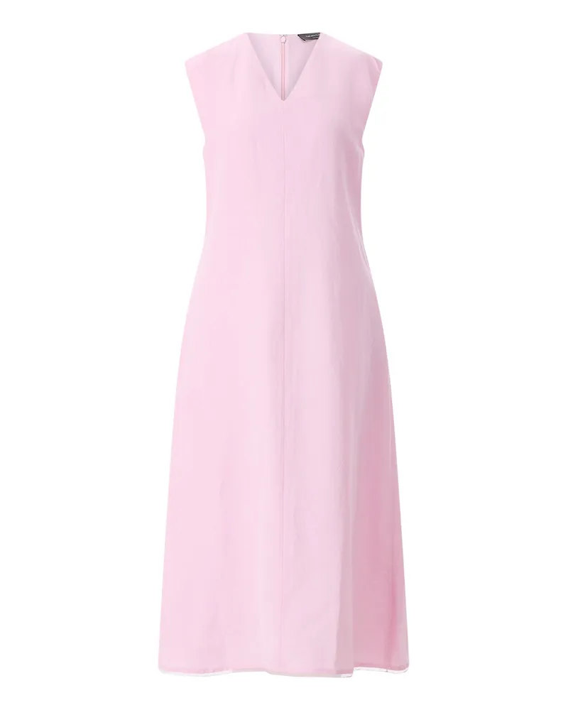 Fabiana Filippi Maxikleid aus Leinenmix Rosa