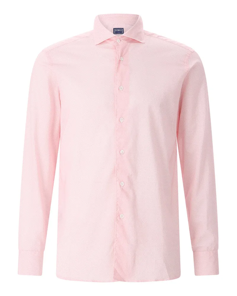 Fedeli Hemd aus Baumwolle Rosa