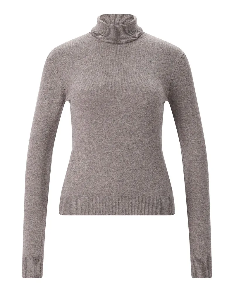 Saint Laurent Rollkragenpullover aus Kaschmir Braun