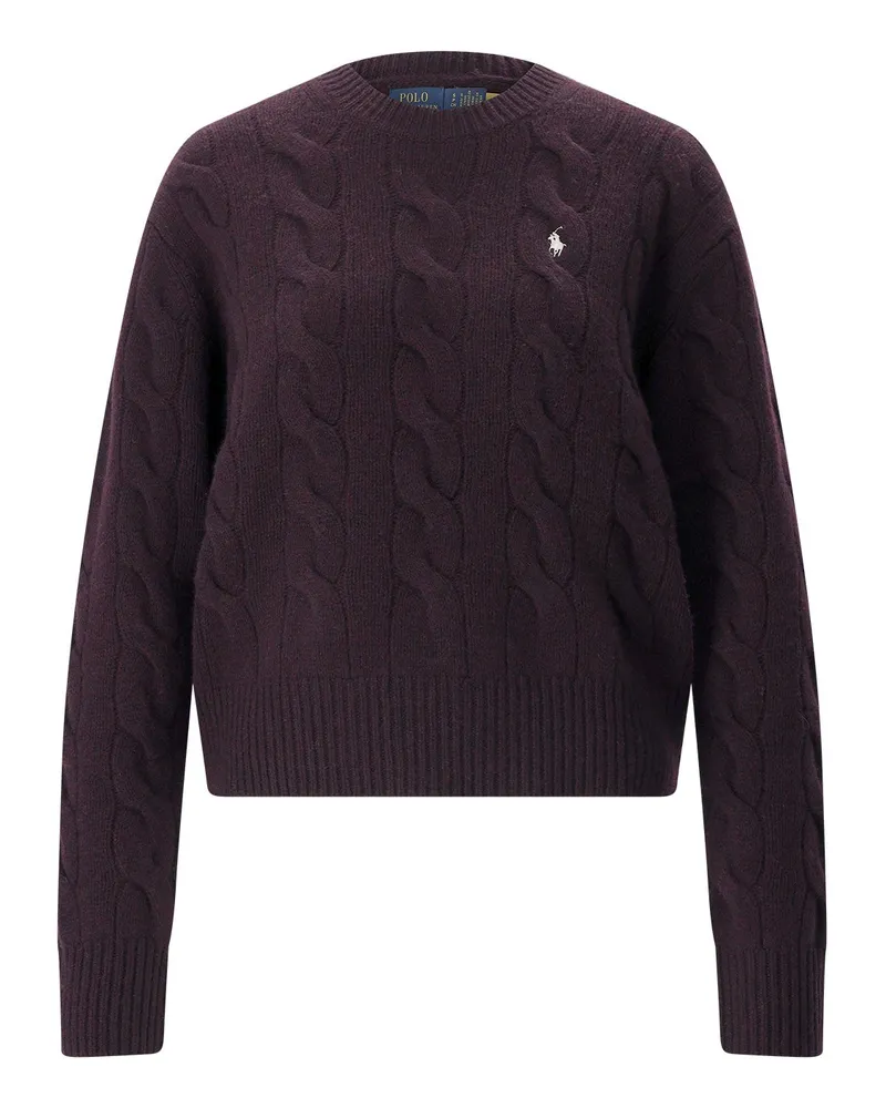 Ralph Lauren Pullover aus Kaschmir-Woll-Mix Lila