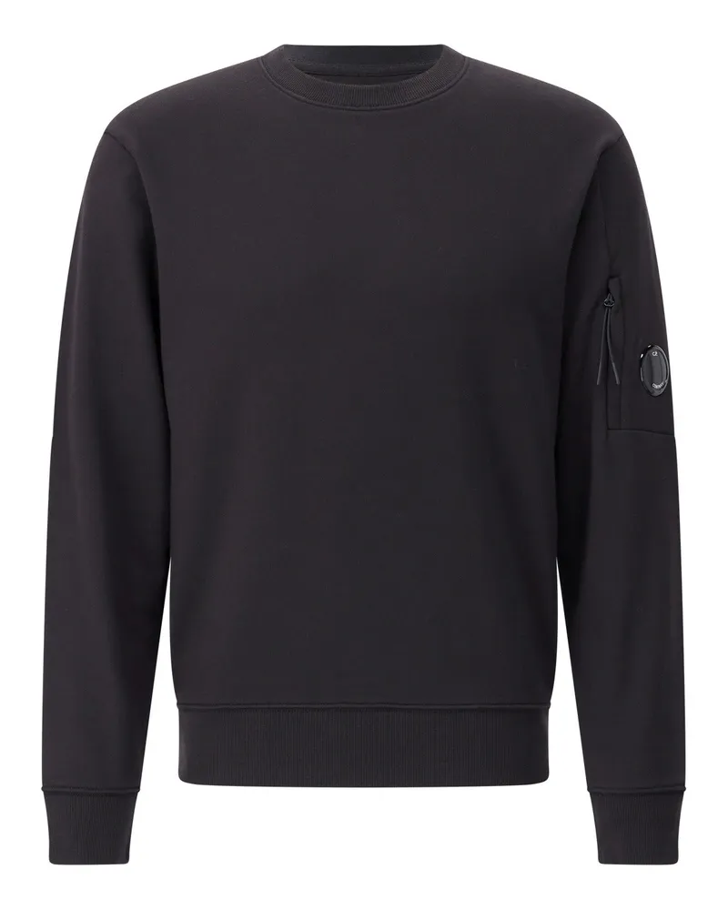 C.P. Company Sweatshirt mit Logo-Detail Schwarz