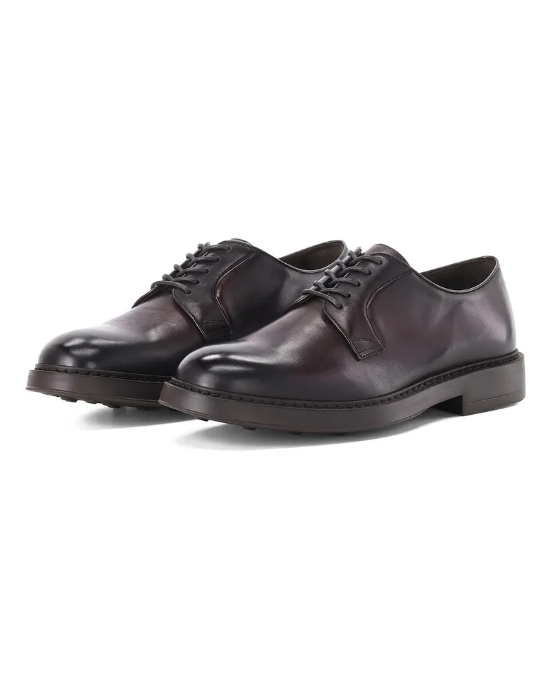 Doucal´s Schnürschuhe aus Kalbsleder Dunkelbraun