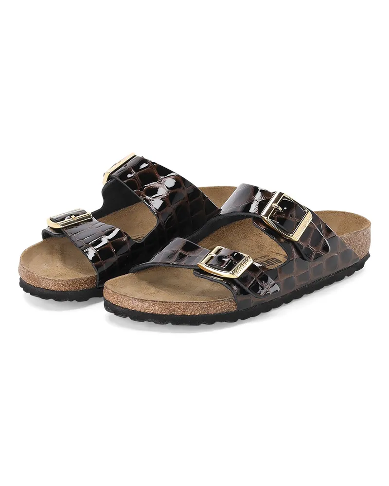 Birkenstock Sandalen Arizona Emboss Schwarz