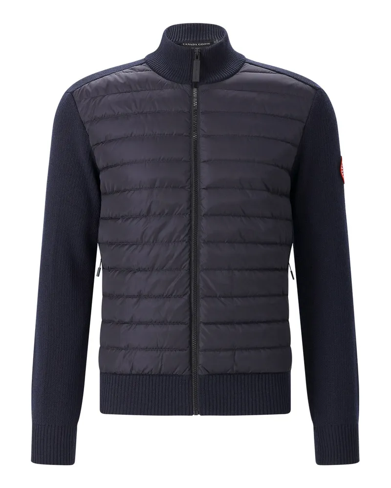 Canada Goose Jacke mit Logo Dunkelblau