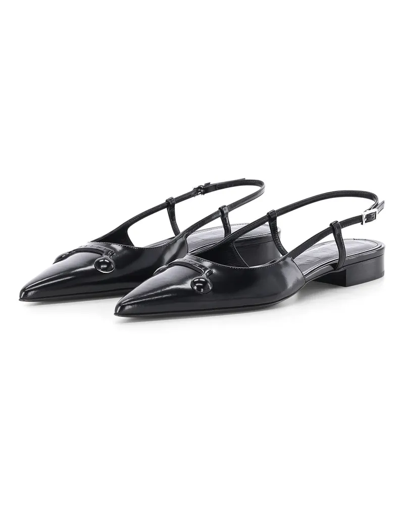 Marni Sling-Backs aus Leder Schwarz