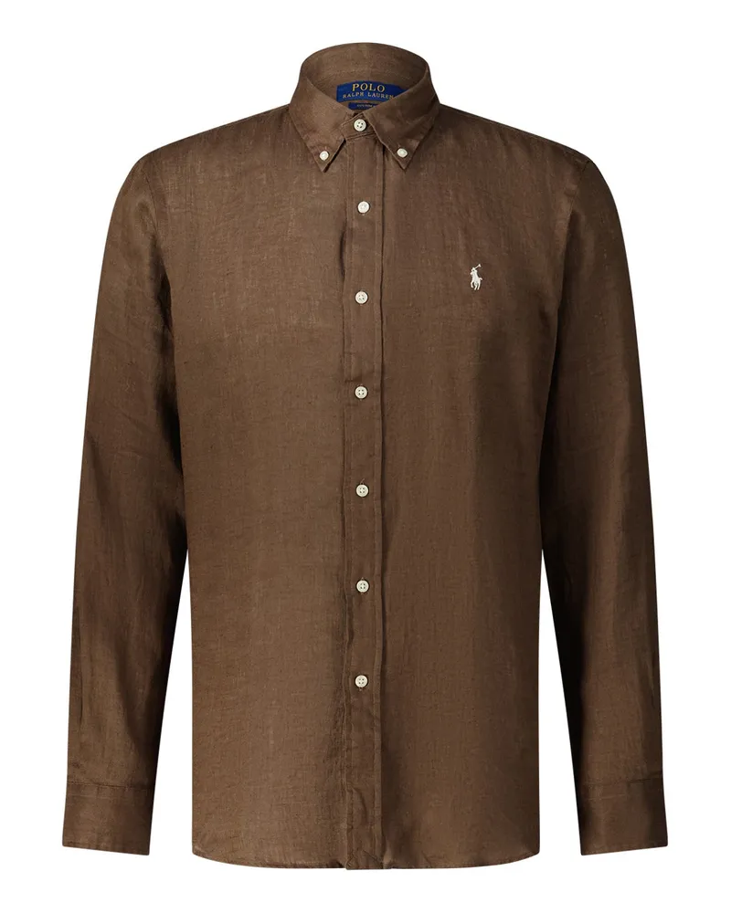 Ralph Lauren Hemd mit Logo Braun