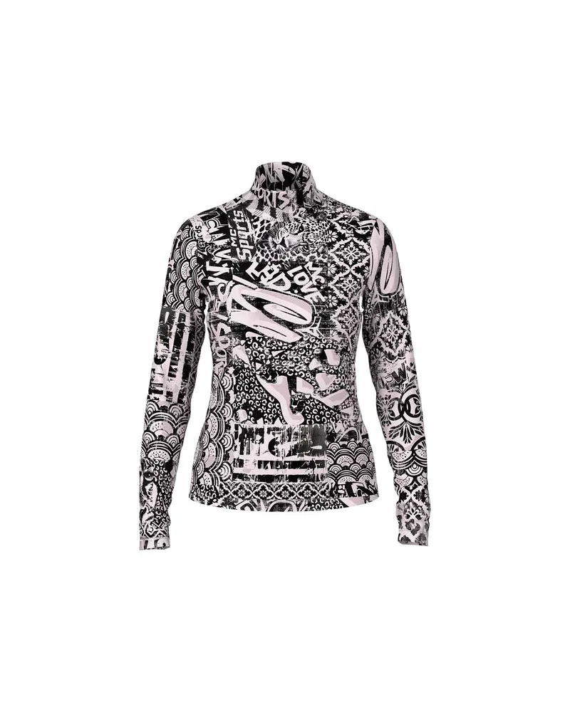 Marc Cain Langarmshirt mit Print Rosa