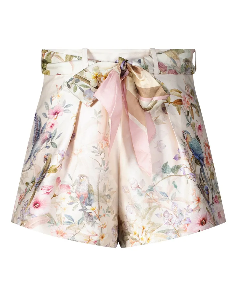 Zimmermann Shorts Rebellion Tuck Multicolor