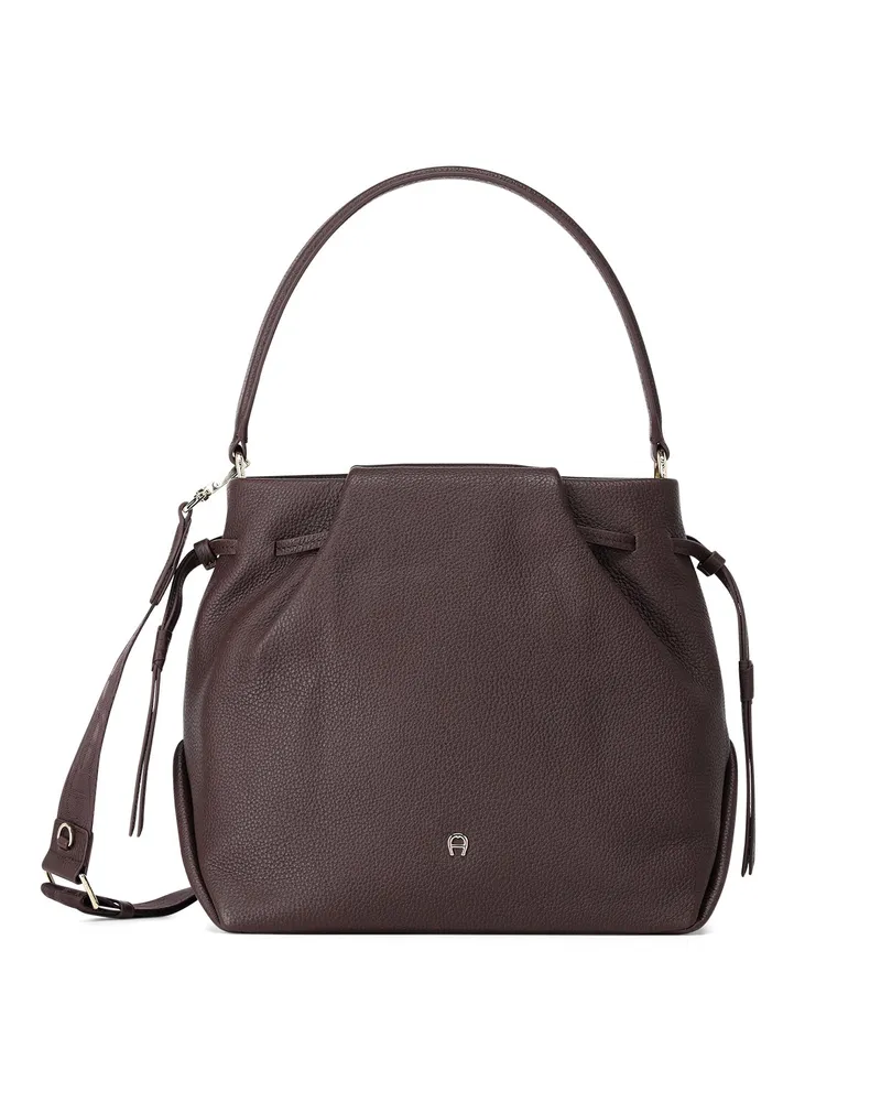 Aigner Beuteltasche Paola Dunkelbraun