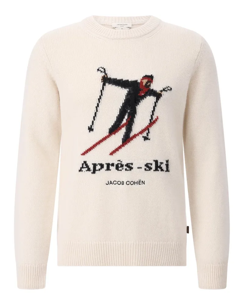 Jacob Cohën Strickpullover Aprés Ski Collection Creme