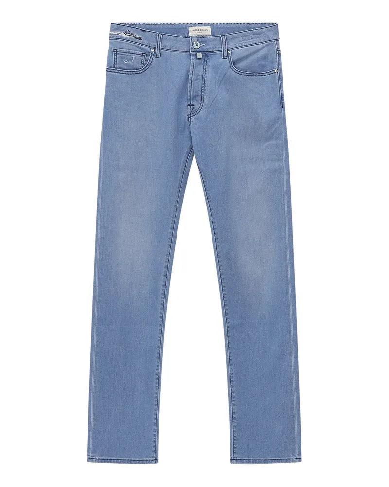 Jacob Cohën Slim-Fit Jeans Hellblau
