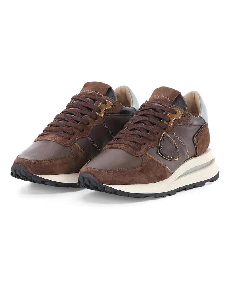 Philippe Model Sneaker Tropez Haute Dunkelbraun