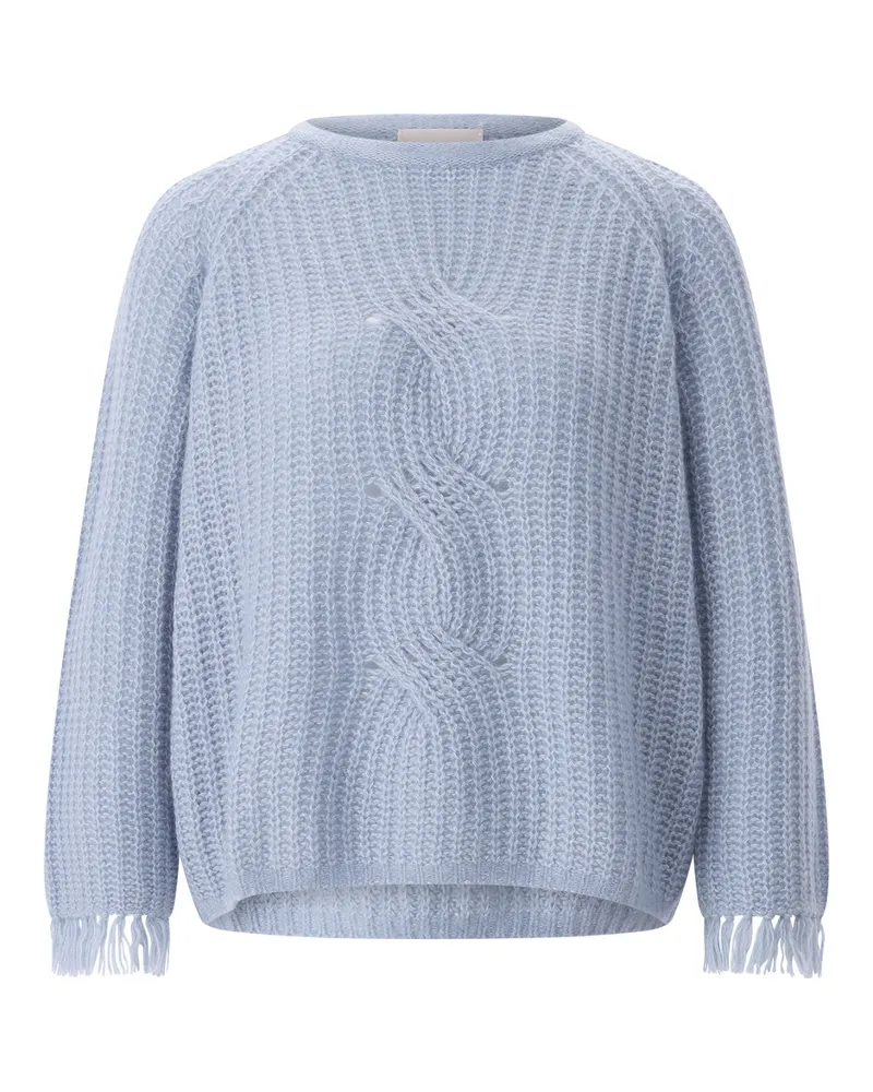 hemisphere Pullover aus Kaschmir & Baumwolle Hellblau