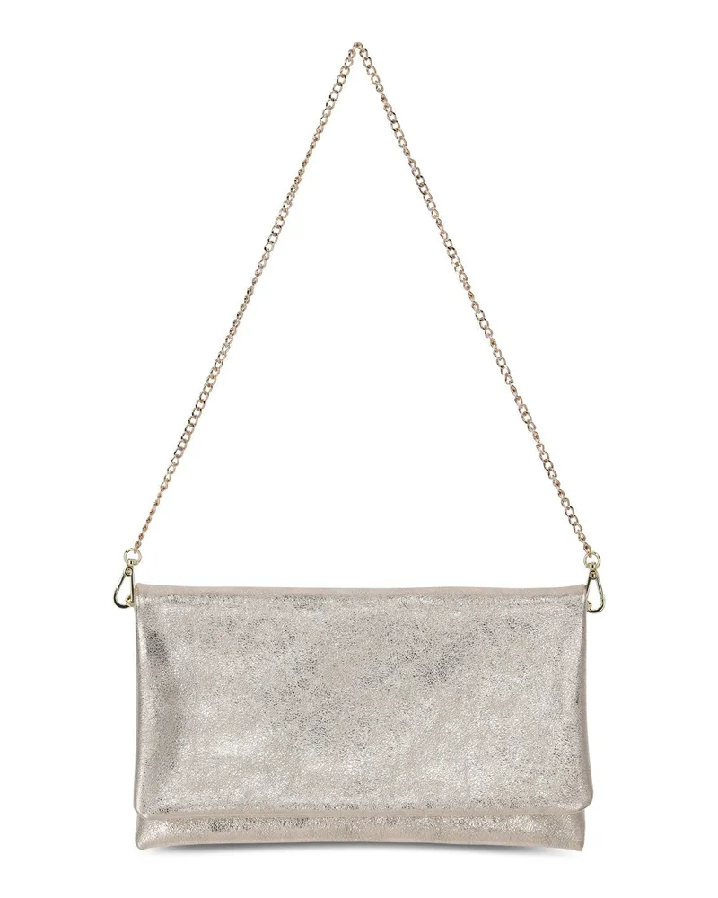 Abro Clutch mit Metallic-Effekt Gold