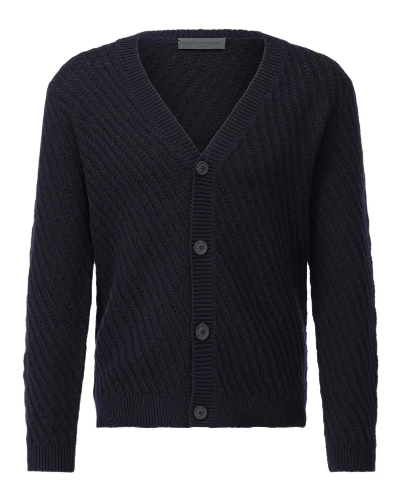 Iris von Arnim Cardigan Desert aus Kaschmir Navy