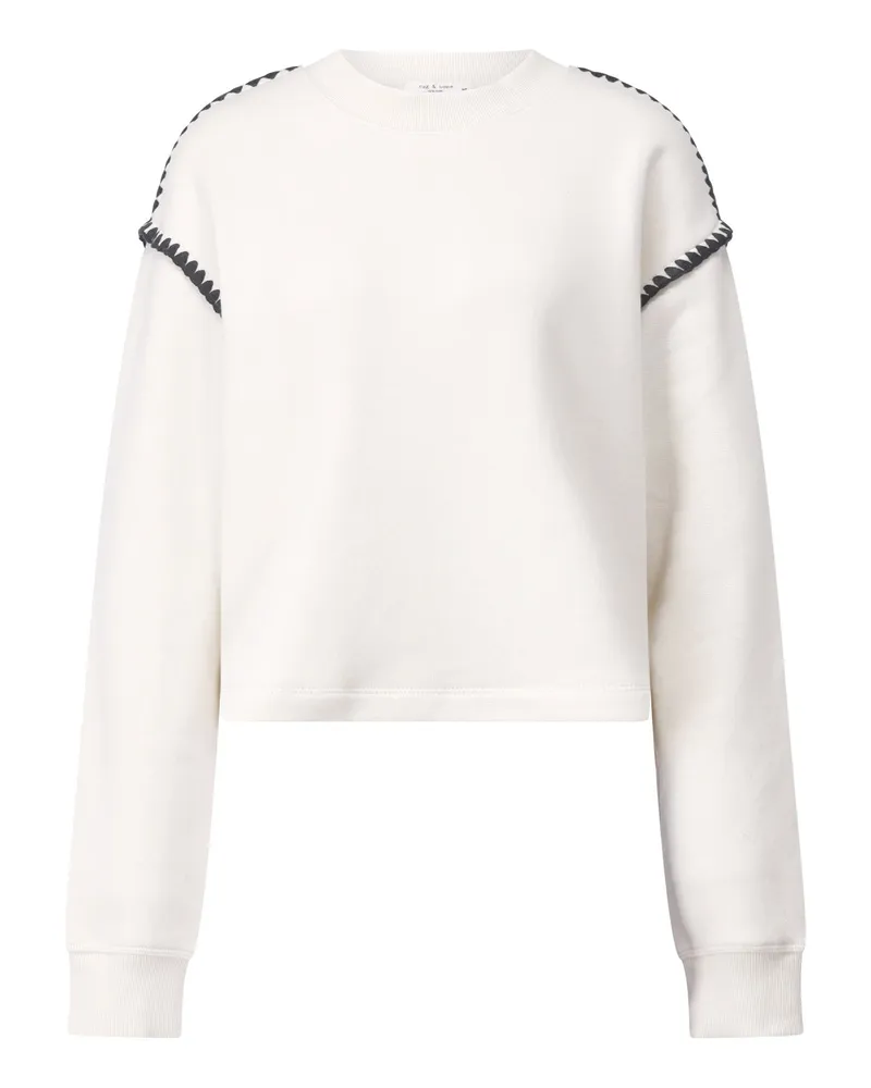 Rag & Bone Oversized Sweatshirt Weiß