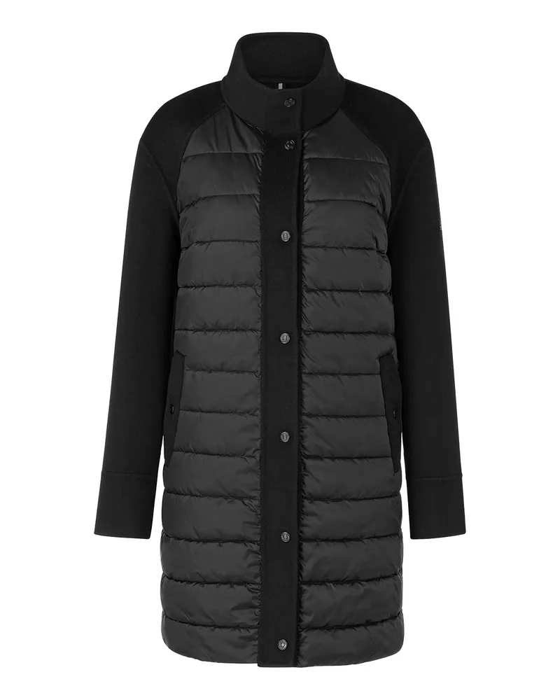 Marc Cain Gesteppter Mantel Schwarz