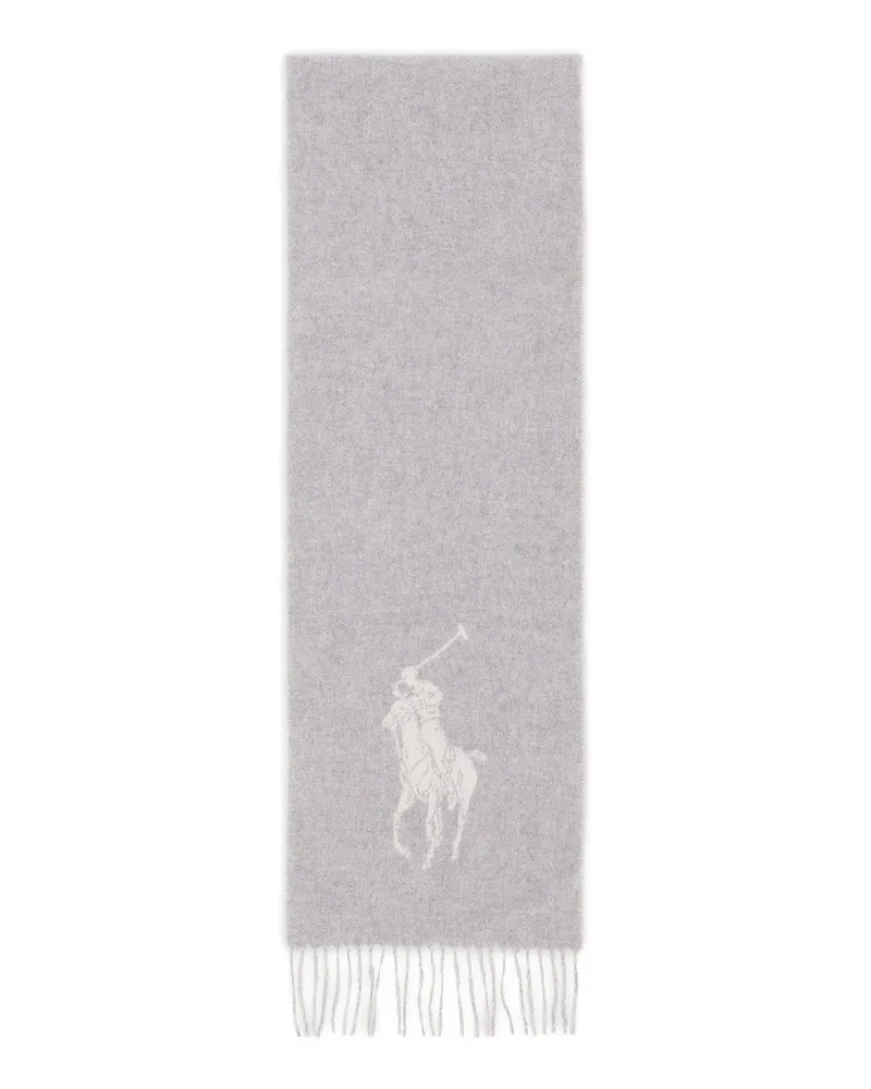 Ralph Lauren Schal mit Logo Grau