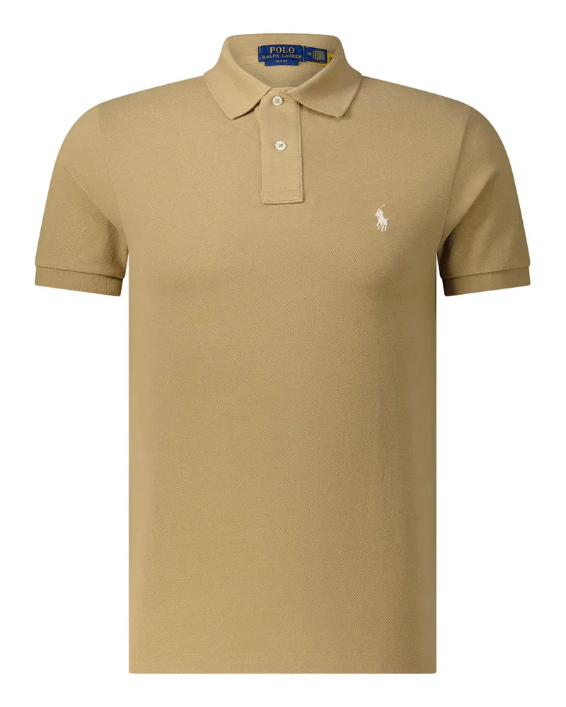 Ralph Lauren Slim-Fit Poloshirt Braun