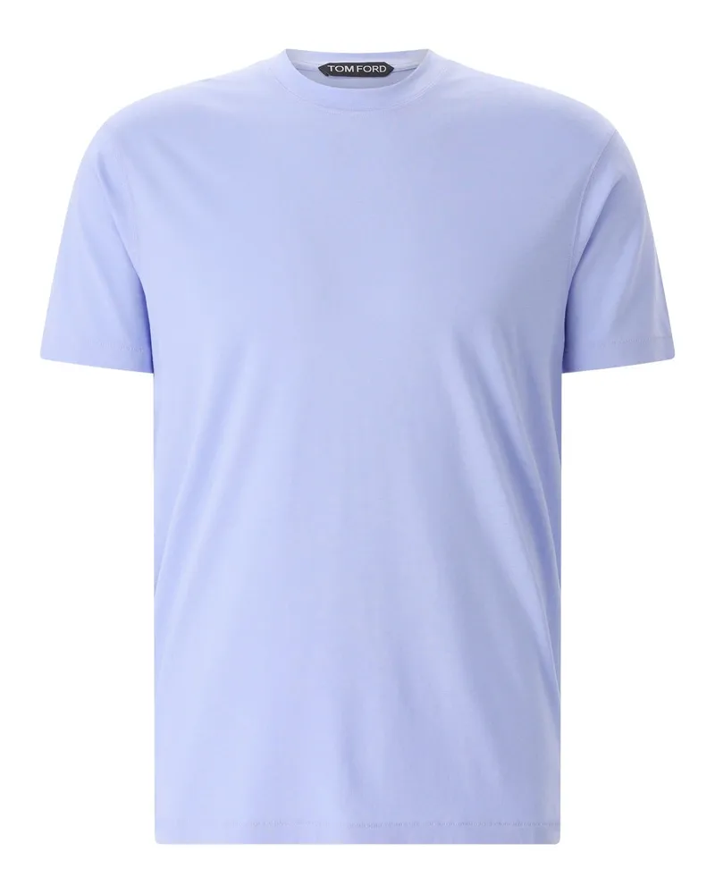 Tom Ford T-Shirt mit Rundhalsausschnitt Blau