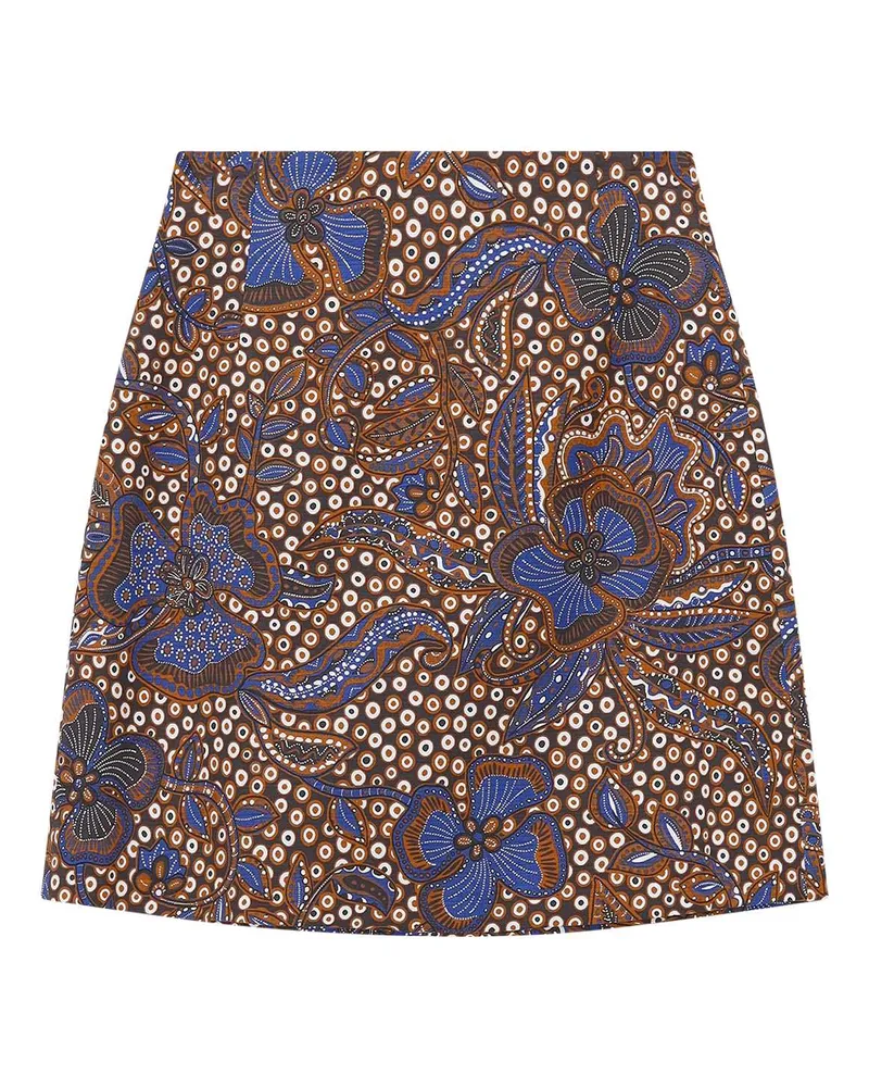 Max Mara Minirock Fungo mit Muster Multicolor