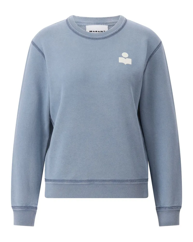 Isabel Marant Sweatshirt Maurine mit Logo Blau