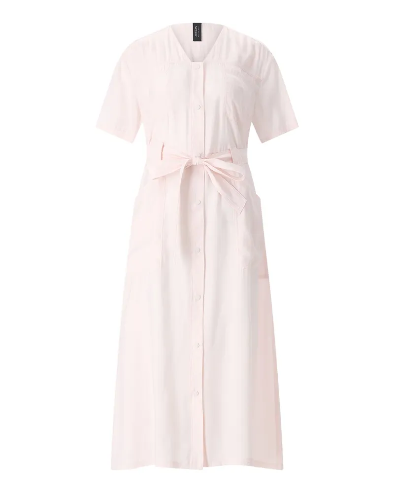 Marc Cain Tailliertes Midikleid Rosa
