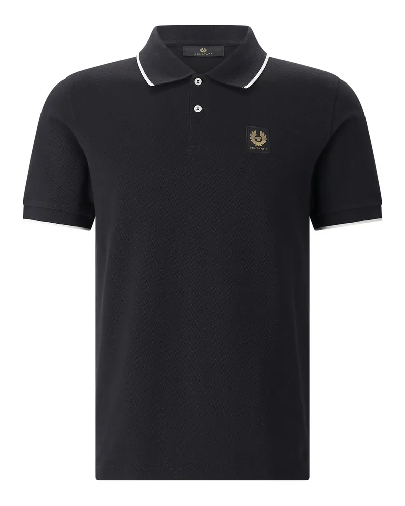 Belstaff Poloshirt aus Baumwolle Schwarz