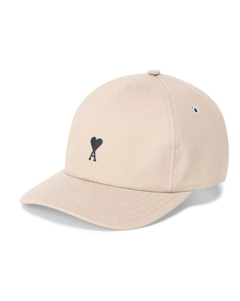 AMI Paris Cap mit Logo Beige
