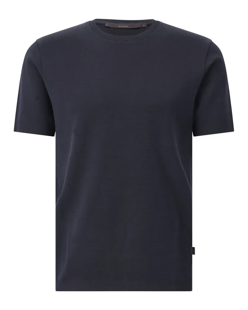 windsor. Basic T-Shirt Floro Navy