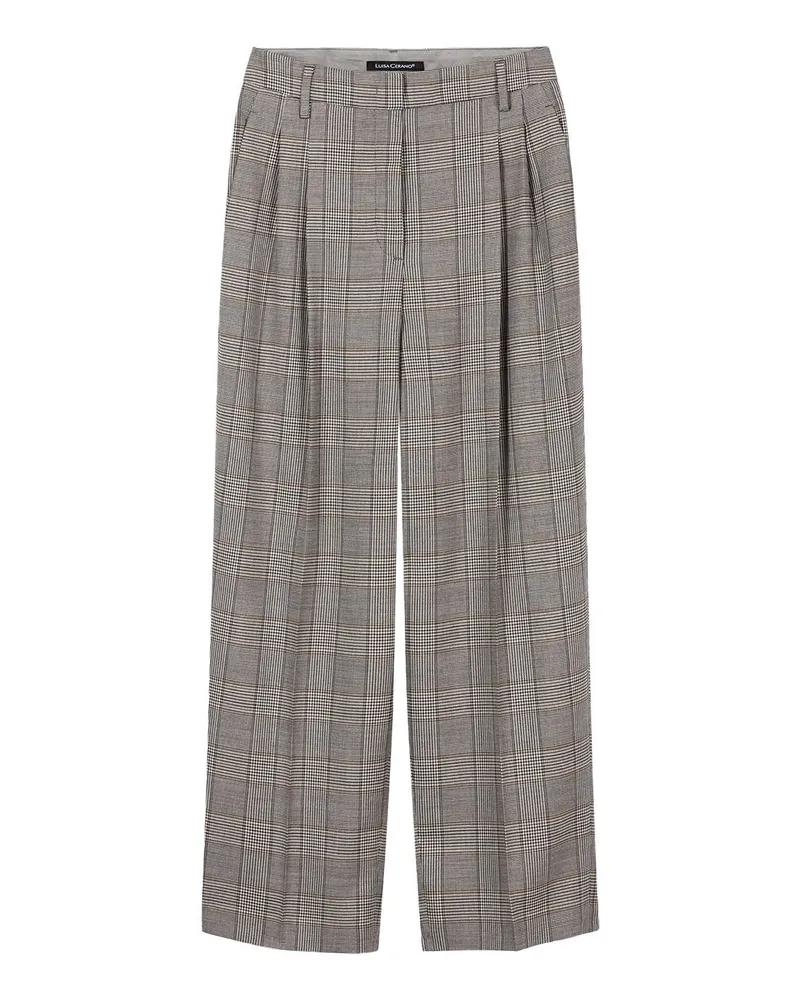 Luisa Cerano Hose aus Schurwoll-Mix Beige
