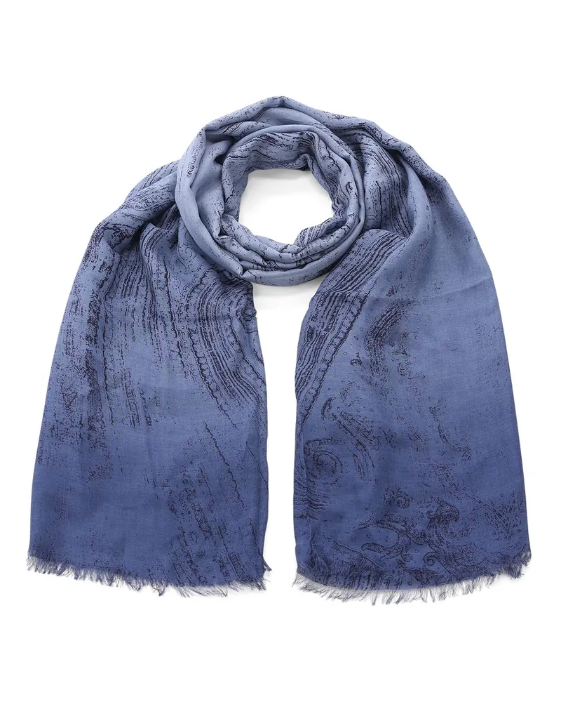 Altea Tuch mit Muster Dunkelblau