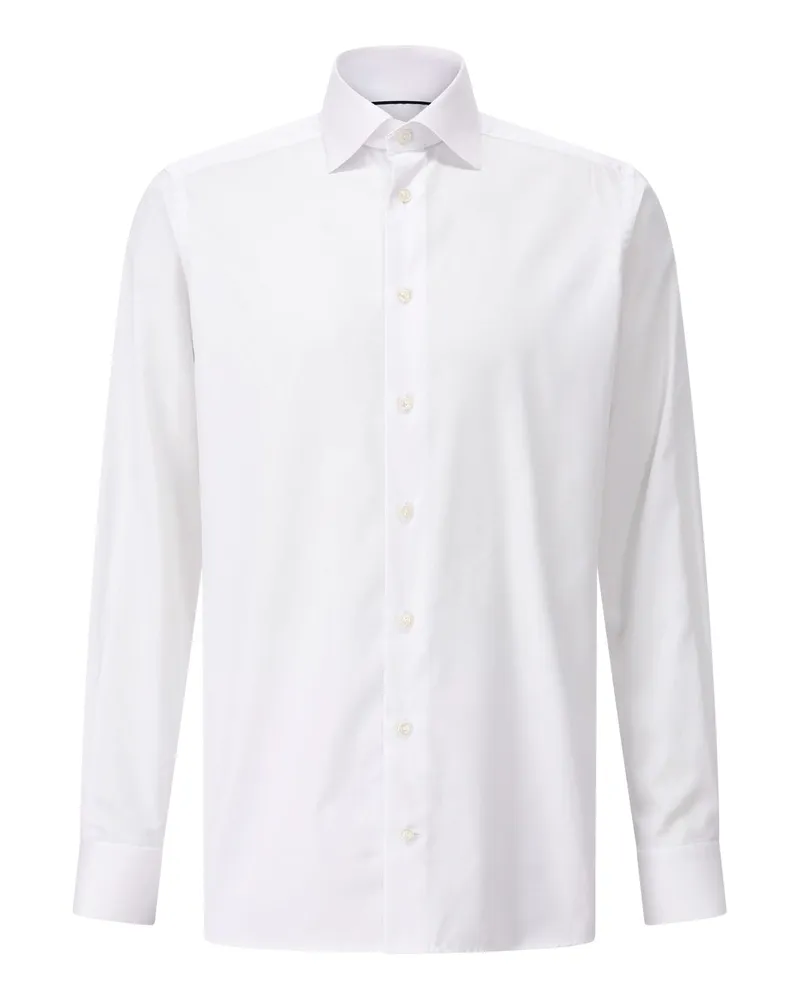 Eton Contemporary-Fit Twillhemd Weiß