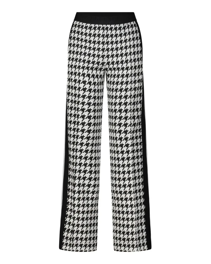 Marc Cain Schlupfhose mit Muster Schwarz