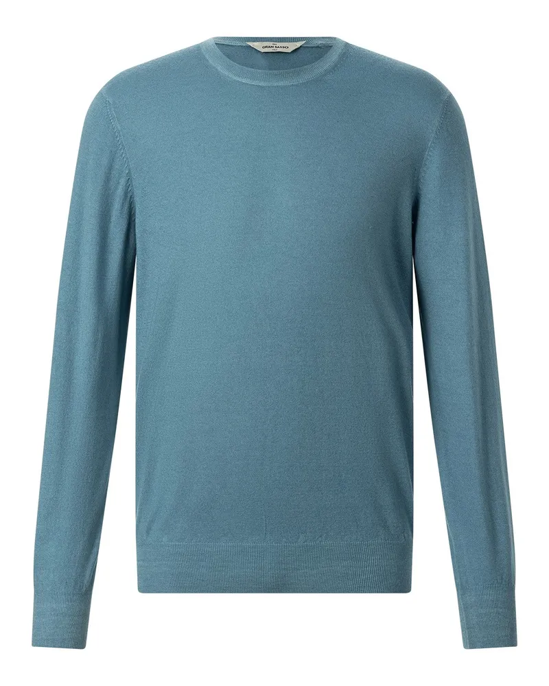 Gran Sasso Pullover aus Kaschmir Blau