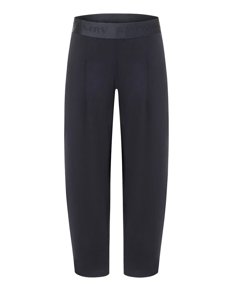 Cambio Stoffhose Olive Dunkelblau