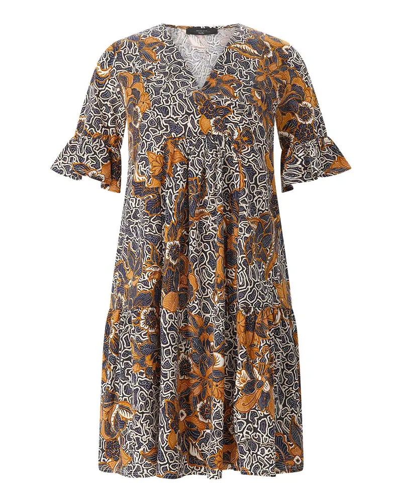 Max Mara Minikleid Fuoco aus Baumwolle Multicolor